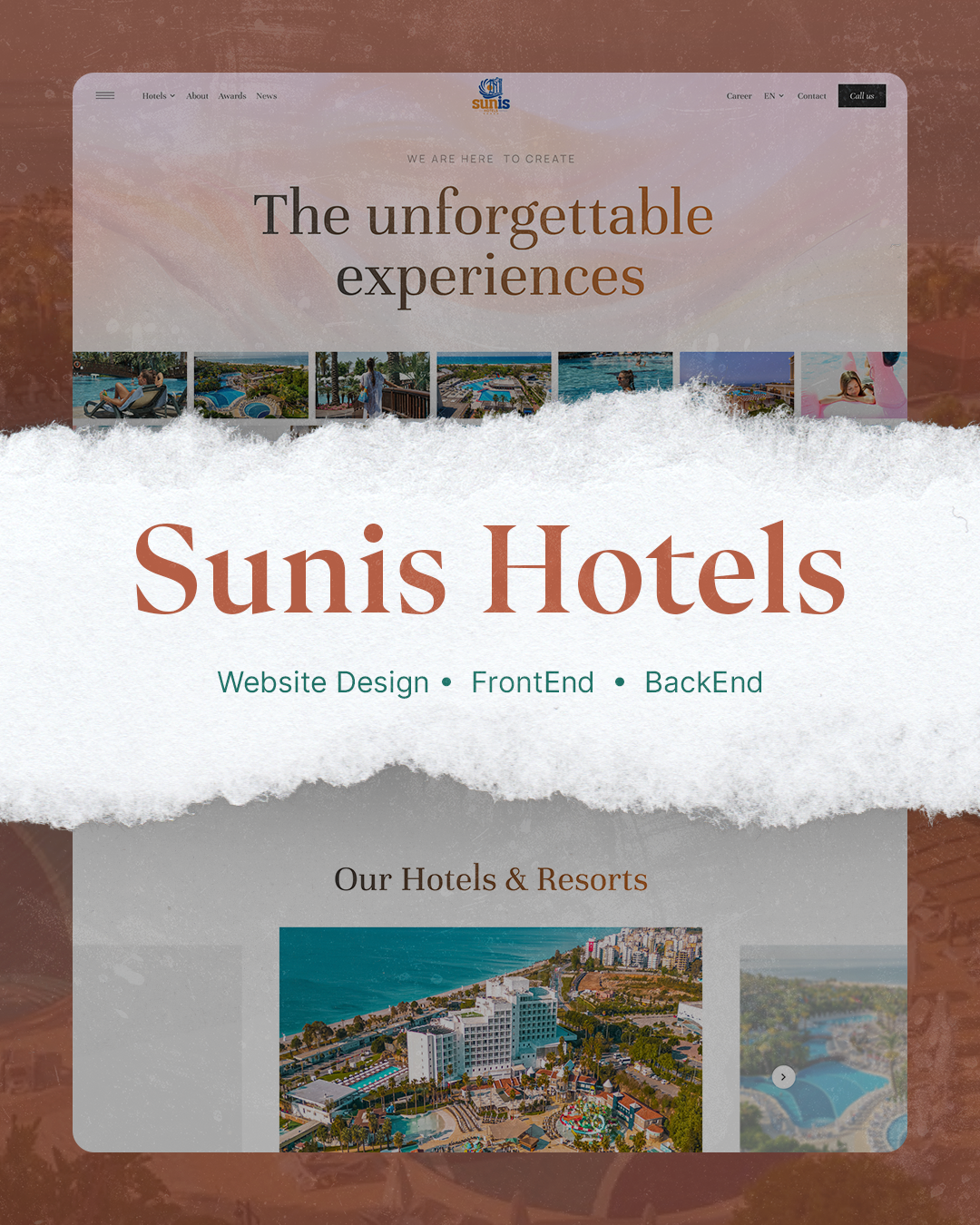 Sunis Hotels, Sunis Hotels, Antalya’da 4, İzmir’de 1 hotel ile 5 harika hoteller grubu...
